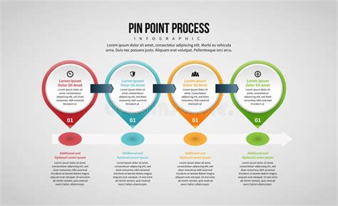 Venn Diagram with 4 Circles Infographics Template Design. Vector Stock ...