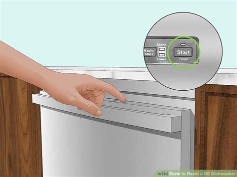 How To Reset A Ge Dishwasher Steps With Pictures Wikihow