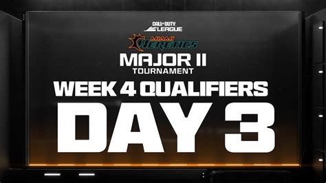 Call Of Duty League Major II Qualifiers Week 4 Day 3 YouTube