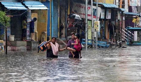 Cyclone Nivar Heavy Rains Batter Chennai Several Areas Inundated The