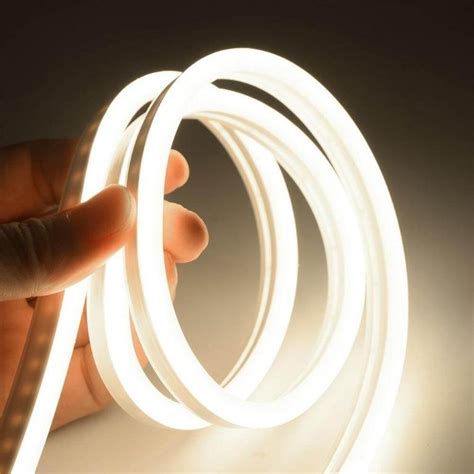 3 Pin Plug 5m 12v Narrow Neon Light 6mm Led Strip Smd 2835 120led M Bend Flexible Rope Tube