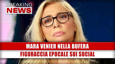 Mara Venier Nella Bufera Figuraccia Epocale Sui Social YouTube