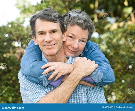 Affectionate Mature Couple Stock Image Image Of Couple 4338855