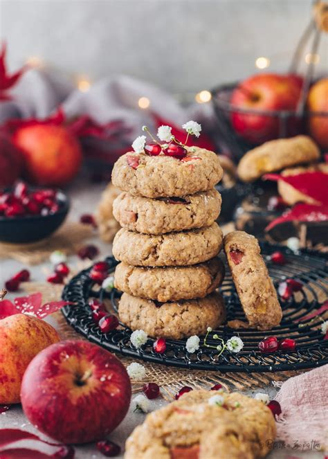 Apfel Haferflocken Kekse Einfache Vegane Cookies Bianca Zapatka