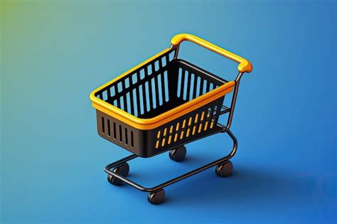 Premium Photo Shopping Cart Illustration Icon Logo Shopping Concept