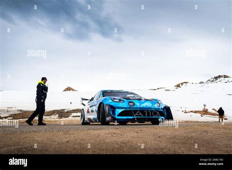 110 Raphael Astier Fra Alpine A110 Gt4 Evo Pikes Peak Open During