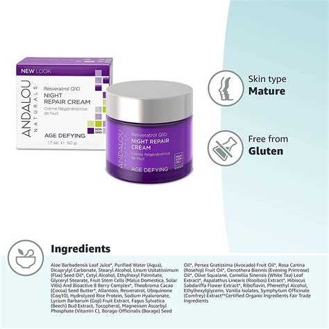 Revitalize Skin With Andalou Naturals Night Repair Cream Resveratrol