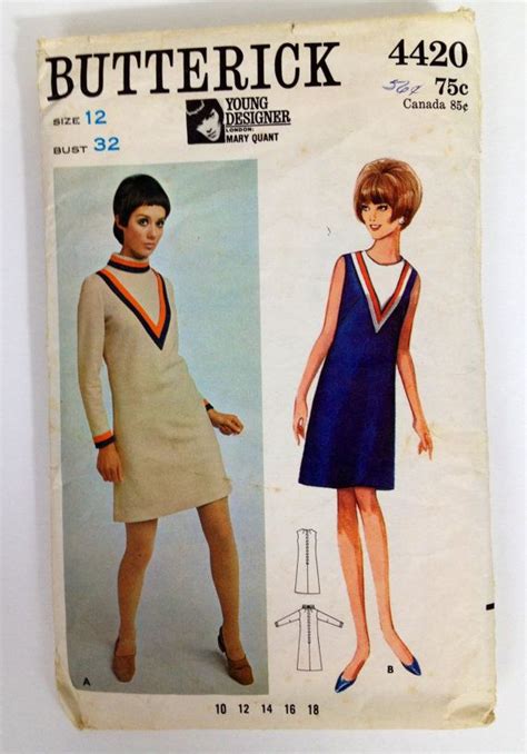 37 Designs Mary Quant Sewing Patterns From 1960s ArleneBrodi