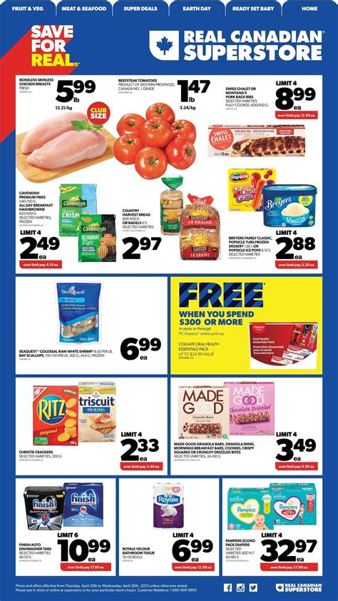 Real Canadian Superstore West Flyer April To