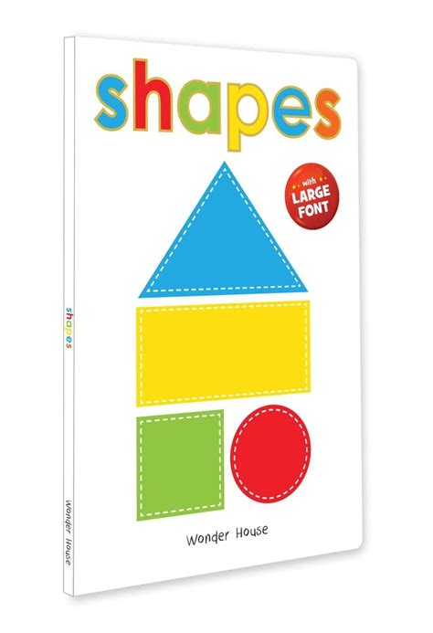 Amazon.com: Shapes: Early Learning Board Book With Large Font (Big ...