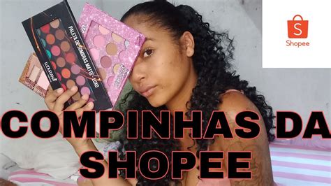 Comprei Muitas Maquiagem Baratinhas Na Shopee Youtube