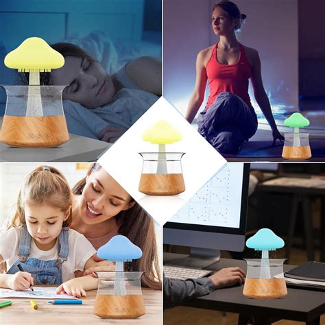 Rain Cloud Humidifier 3 In 1 Diffuser Water Drip Humidifier Essential