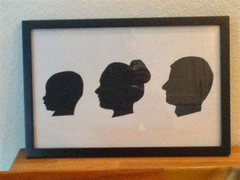 The Framed Lady Project 2 Of 25silhouettes For The Gallery Wall