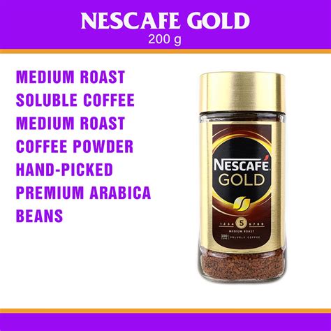 Nescafe Gold Medium Roast Soluble Coffee 200g Shopee Philippines