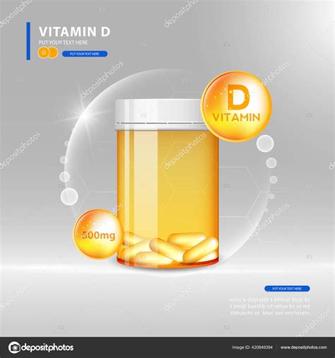 Vitamin Gold Shining Pill Chemical Formula Ascorbic Acid Stock Vector