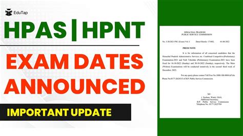 HPAS HP Naib Tehsildar Exam Dates Out Preparation Strategy