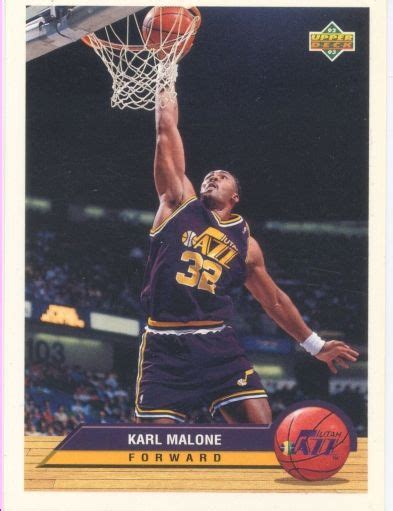 Karl Malone The Mailman Upper Deck Trading Card Karl Malone Nba