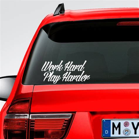 Amazon Mountainvalleyclimber Work Hard Play Harder Sticker Lowered