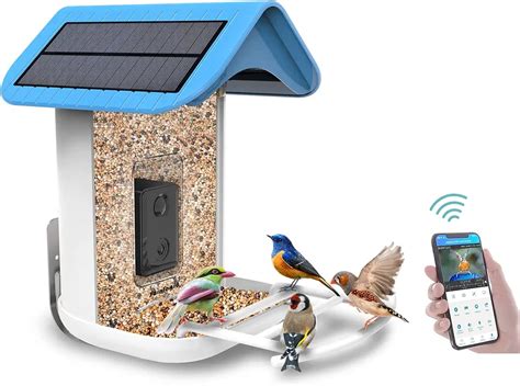 Sainlogic Intelligentes Vogelhaus Mit Kamera Wlan Vogelfutterspender