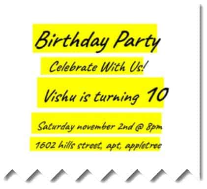 Google Docs Birthday Invitation Template - Google Docs Tips | Google ...