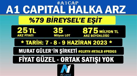 A1CAP A1 CAPİTAL HALKA ARZ MURAT GÜLER YouTube