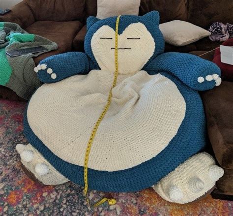 Snorlax Bean Bag Chair Crochet Pattern - CETDQY