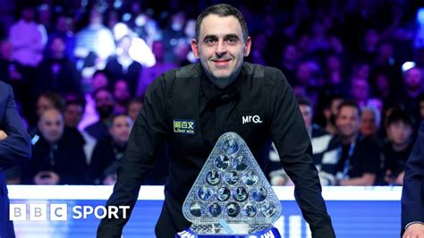 Masters Ronnie O Sullivan Riposte Pour Battre Ali Carter