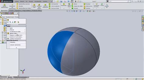 Comando Partir D En Solidos Solidworks Youtube