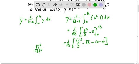 SOLVED In Exercises 11 14 Use NINT To Find The Average Value Of The