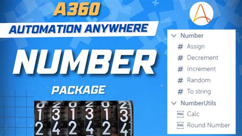 Number Package In Automation Anywhere A360 Number Operations In A360 A360 Tutorial Kt