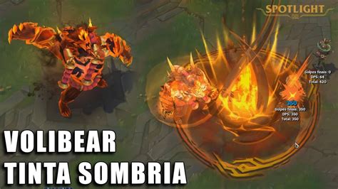 Volibear Tinta Sombria Skin Spotlight PREVIA YouTube