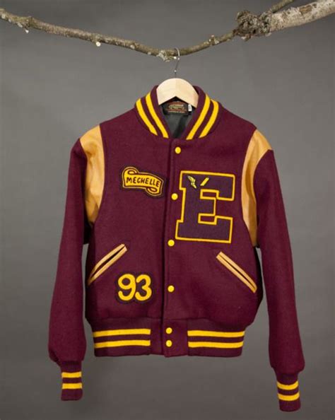 Fantastic Burgundy And Yellow Varsity Letterman Jacket With Fabulous Patches Varsity Jacket