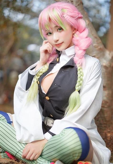 Mitsuri Kanroji - Kimetsu no Yaiba #cosplay | Cosplay mujeres, Mujeres ...