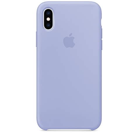 Купить Лавандовый силиконовый чехол для iPhone X XS Silicone Case