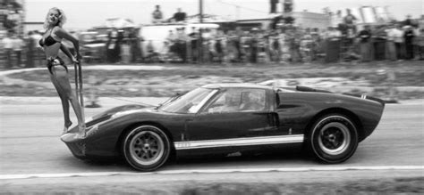 Diana Dors Ford Gt40 Mk2b Sebring 1967 Tom Bigelow Ford Gt