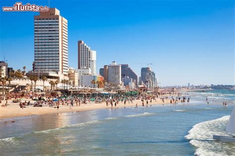 La Grande Spiaggia Di Tel Aviv Israele Il Foto Tel Aviv