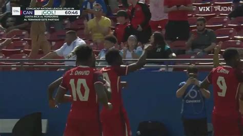 Gol De Canad Kyle Larin Finiquita El Y Apuntan A Copa Am Rica