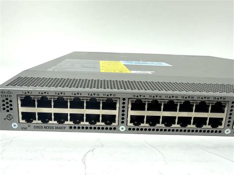 Cisco Nexus N3k C3048tp 1ge 48 Port Gbe 4 Port 10g Sfp Switch Dual Psu