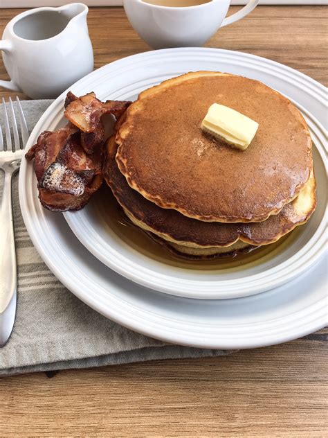 Bacon Syrup and Pancakes - Kellie Rice Cakes