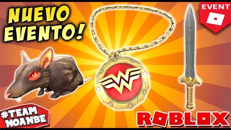 Nuevo Evento De Roblox 2020 Wonder Woman Mujer Maravilla Objetos