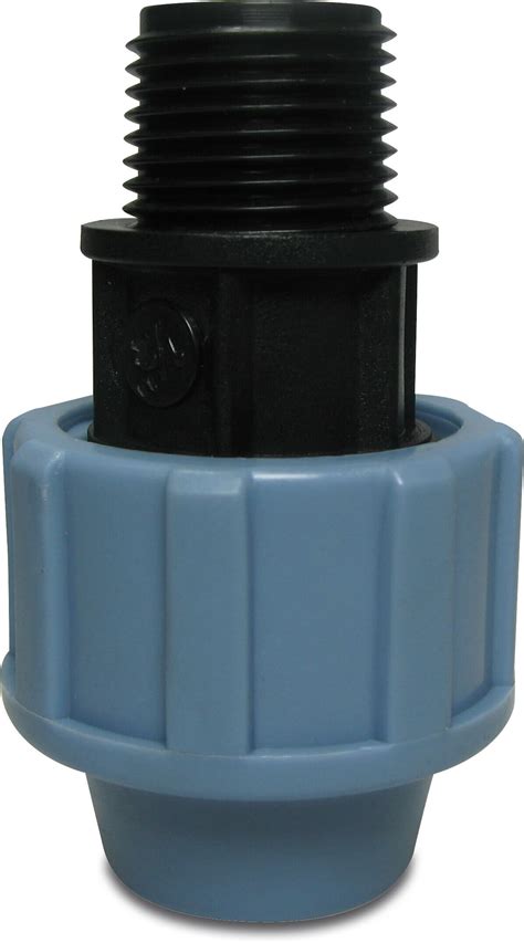 Unidelta Adaptor Bush PP 16 Mm X 1 2 Compression X Male Thread 16bar