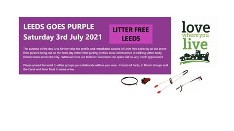 West Leeds Set To Go Purple With Community Clean Ups In Armley