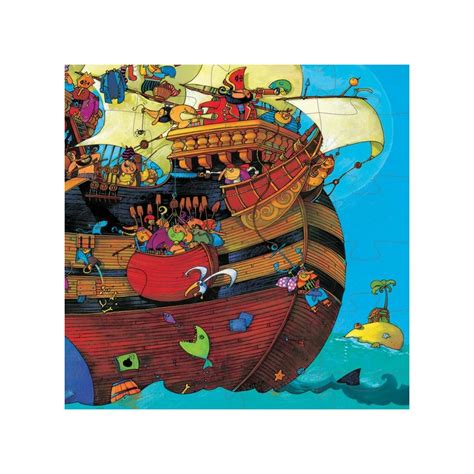 Puzzle Djeco Pi Ces Le Bateau De Pirates