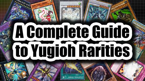 A Complete Guide To Yugioh Rarities