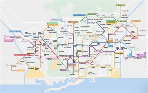 El Mapa Del Metro De Bcn Que Necesitan Los Turistas