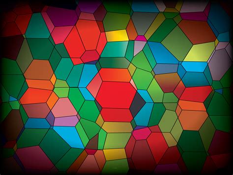 Color Glass Mosaic Background On Vector Graphic Art 633671 Vector Art