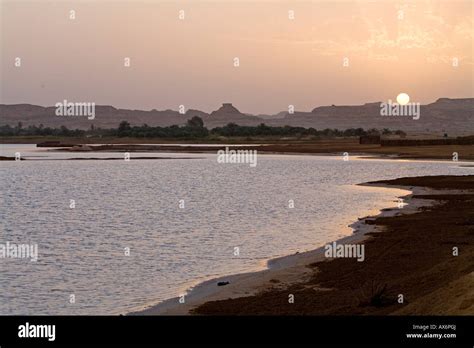 Oasis in desert at dusk, Siwa Oasis, Libyan Desert, Egypt Stock Photo - Alamy