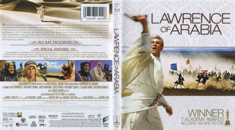 Lawrence Of Arabia 1962 Blu Ray Cover Labels DVDcover