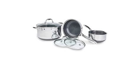 Hexclad Hc6mc Hexclad 6 Piece Pot Set 2 3 And 8 Qt