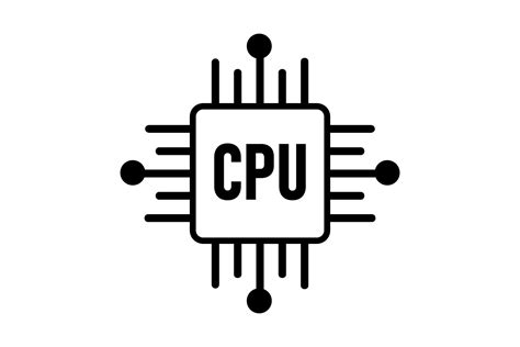 Computer Cpu Icon Vector Graphic By Sekitarief Creative Fabrica